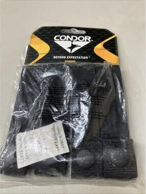 Condor Molle Straps 4”Mod Straps 4-Pack Black